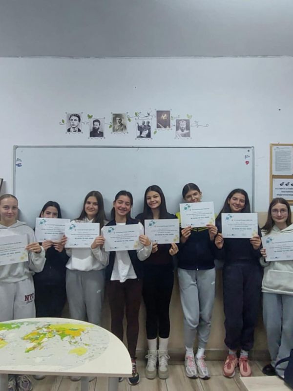 ОУ „Васил Петлешков“ - гр. Пловдив с Европейски знак за качество по eTwinning проекта „Be good to feel good“!